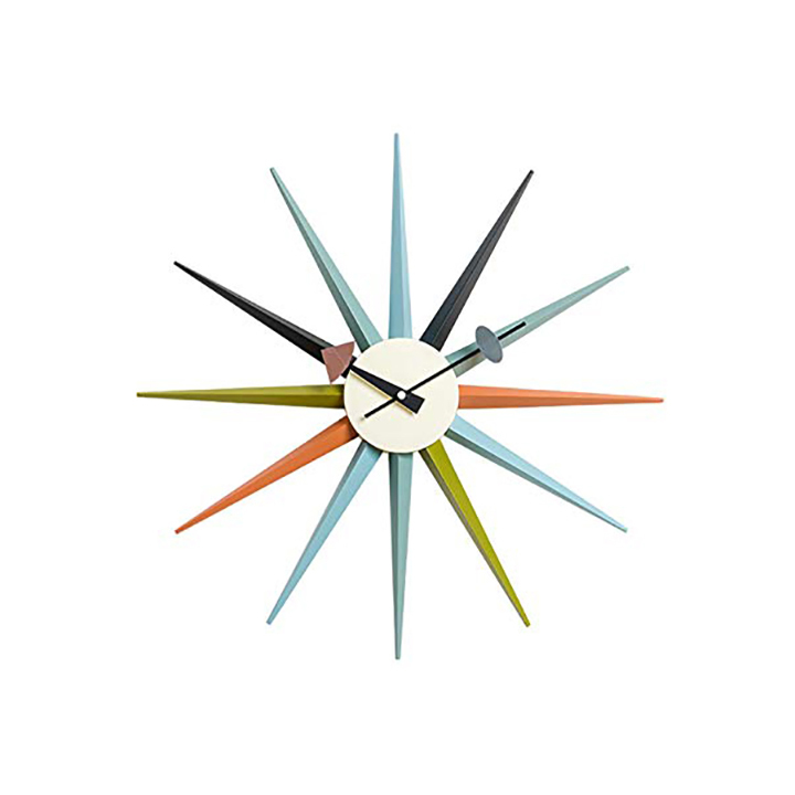 OXQ9Tmb Sunburst Clock - Image 1