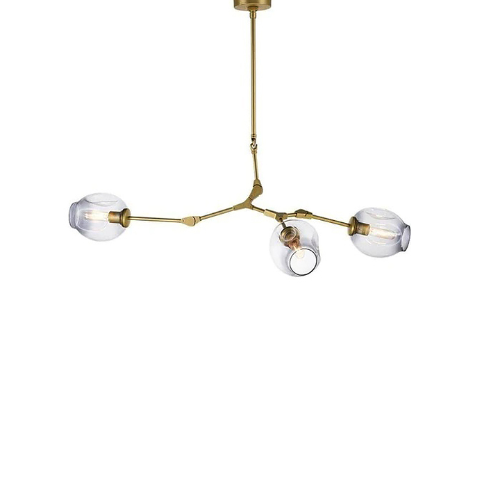 B1P8085-3SS Branca Light 3 Short Pendant Lamp - Image 1