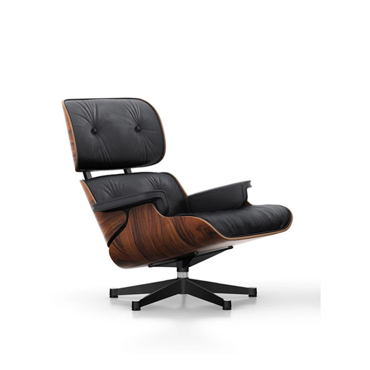A11CH5002-MICLWV Eames Lounge Chair (A11) Black Leather - Image 1