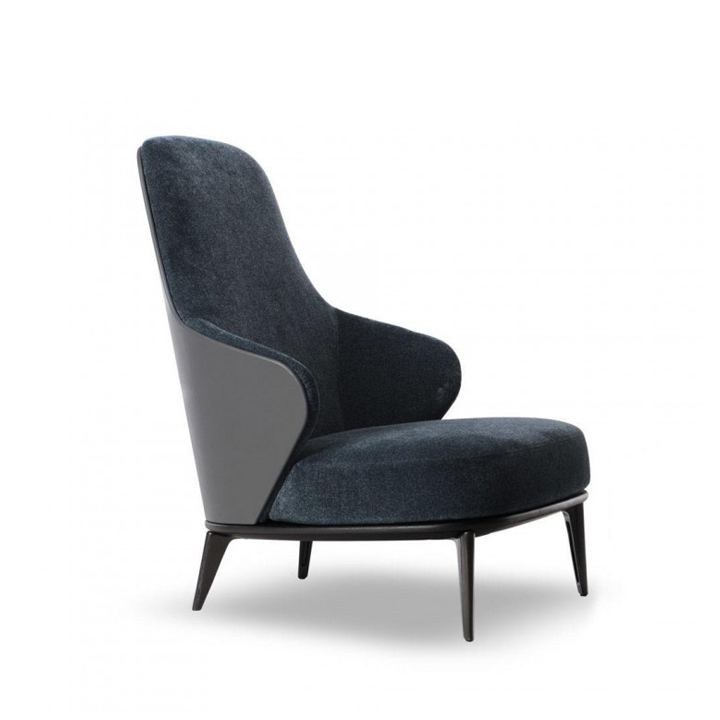 A182011F-M Aspen Highback Grey Fabric - Image 1