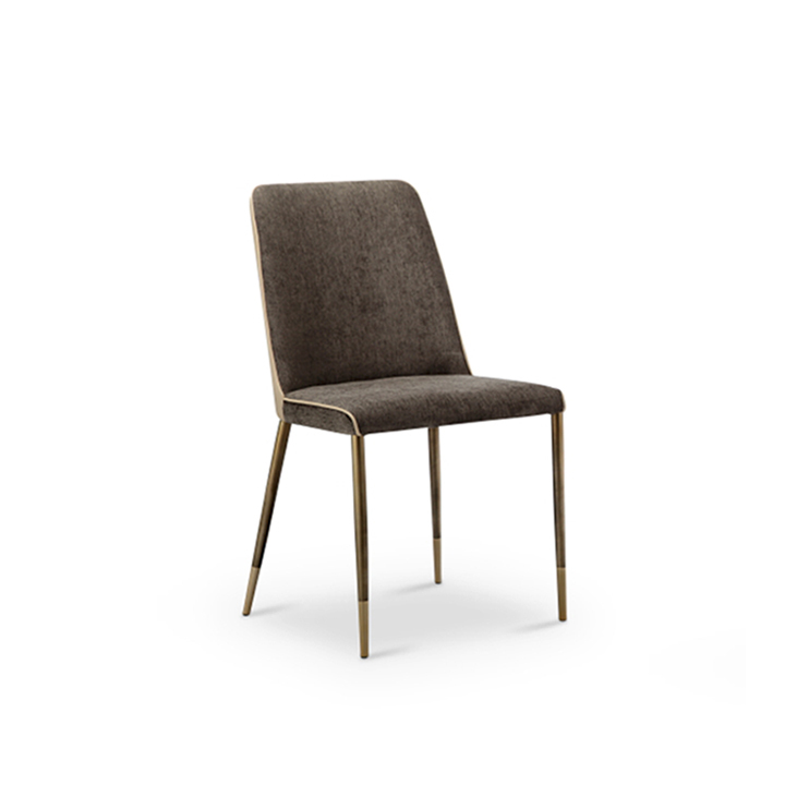 A4BC653-A Cava Dining Chair Brown Nappa Polyurethane - Image 1