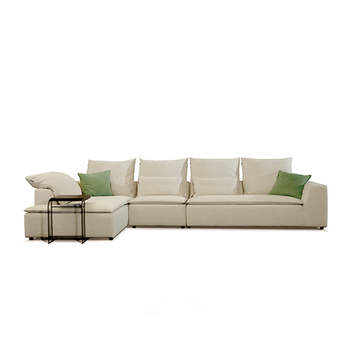 KEANE-SOFA-A61518 Keane Modular Sofa Fabric Broken White - Image 1