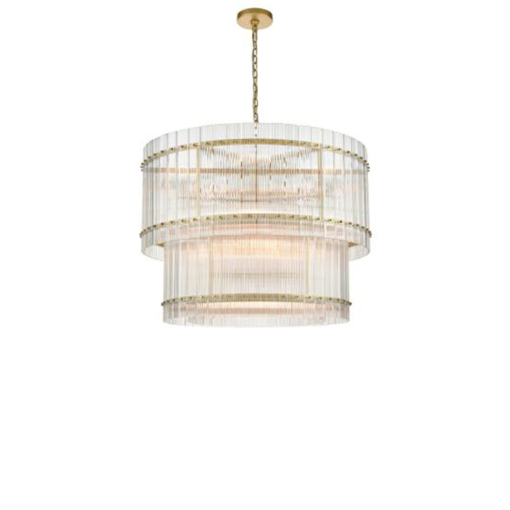 LA-PIAZZA-2-TIER-ROUND-CHANDELIER-B2P0031OL LA Piazza 2 Tier Round - Image 1