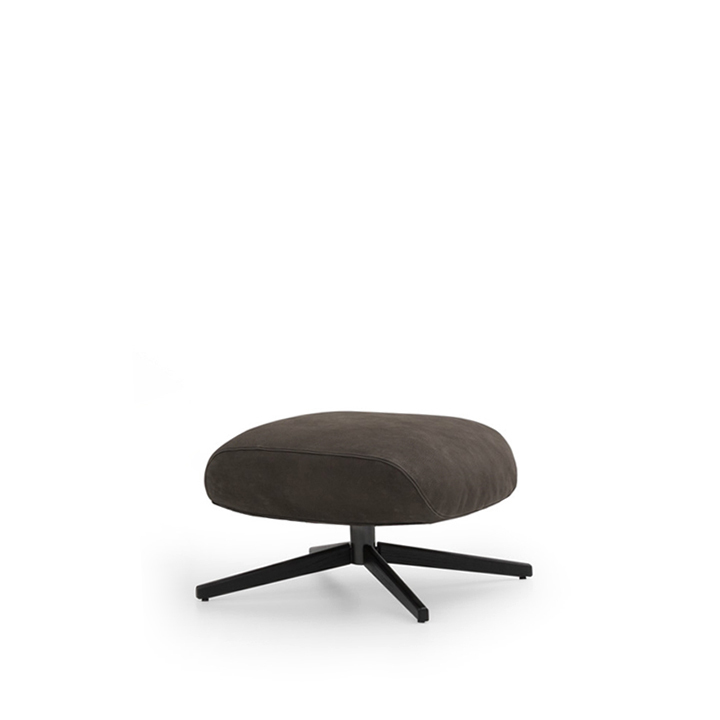 Marshall Ottoman Grey Fabric