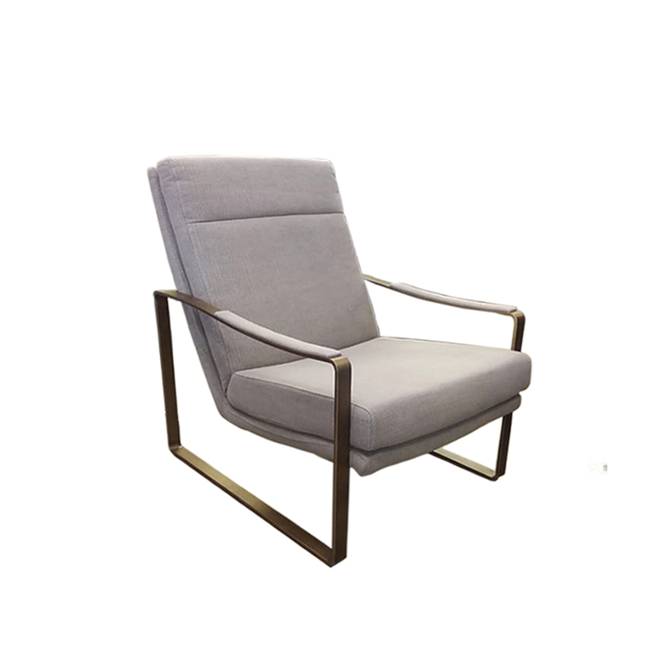 RICARDA-LOUNGE-CHAIR-A182008 Ricarda Light Grey Fabric - Image 1