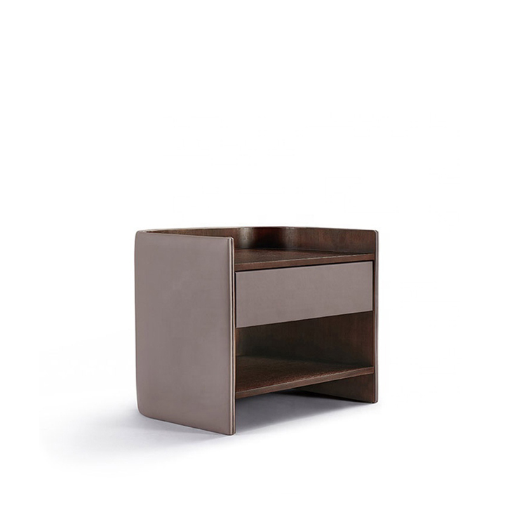 ROBIN-BED-SIDE-TABLE-A62812 Robin Bed Side Table Dark Walnut - Image 1