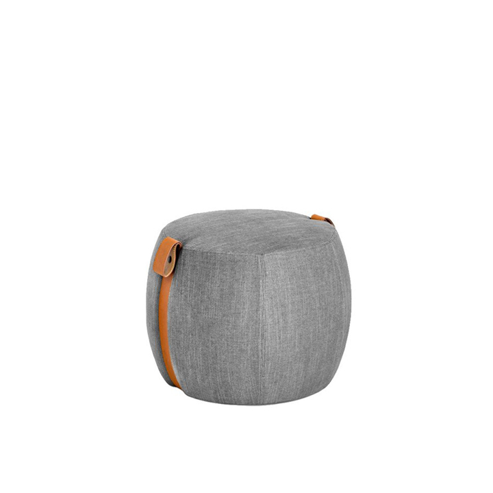 SARNIA-POUF-SMALL-STOOL-A183015C Sarnia Pouf Small Stool Grey Fabric