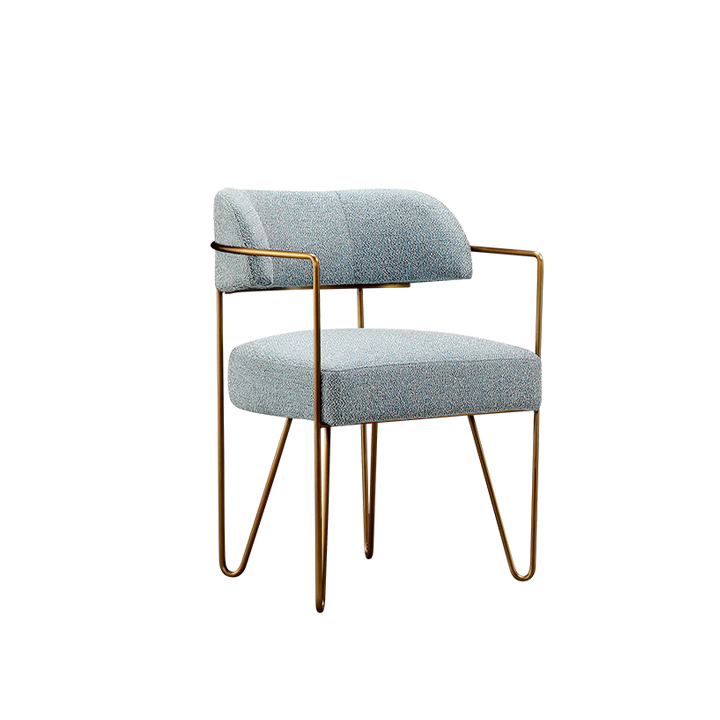 SOLENE-EASY-CHAIR-A4ER-042F Solene Easy Chair Grey Fabric - Image 1