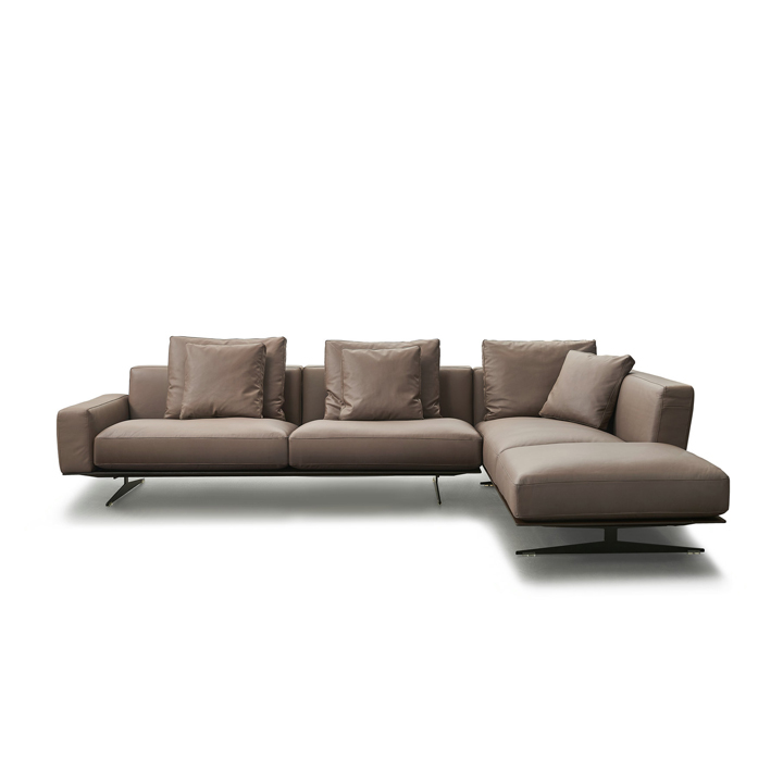 SONDRIO-SOFA-A6S1902-PC Sondrio Sofa Saddle Leather Brown - Image 1