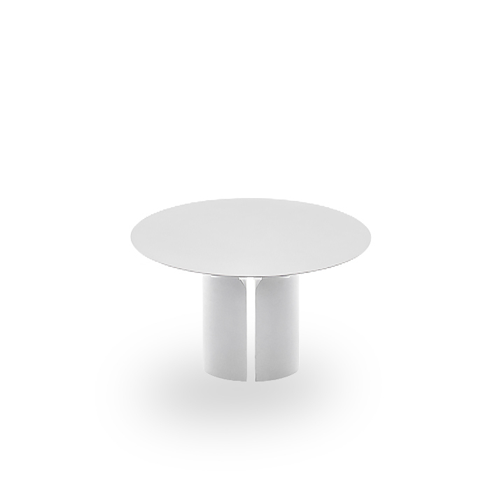 Aspach-Round-Side-Table-A6E009ST.jpg Aspach Round Side Table White - Image 1