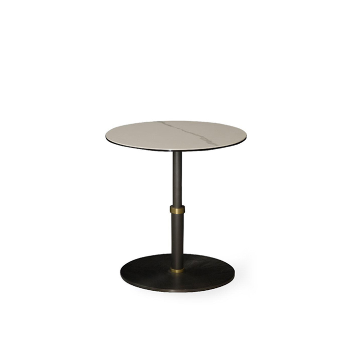 BLANCO-SIDE-TABLE-A6ST064.jpg Blanco Side Table Stainless Sintered Stone - Image 1