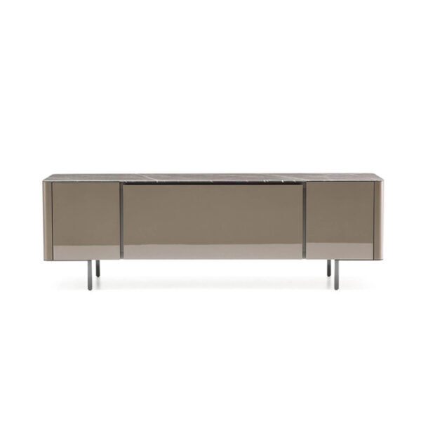 Buca TV Unit Grey Marble Top