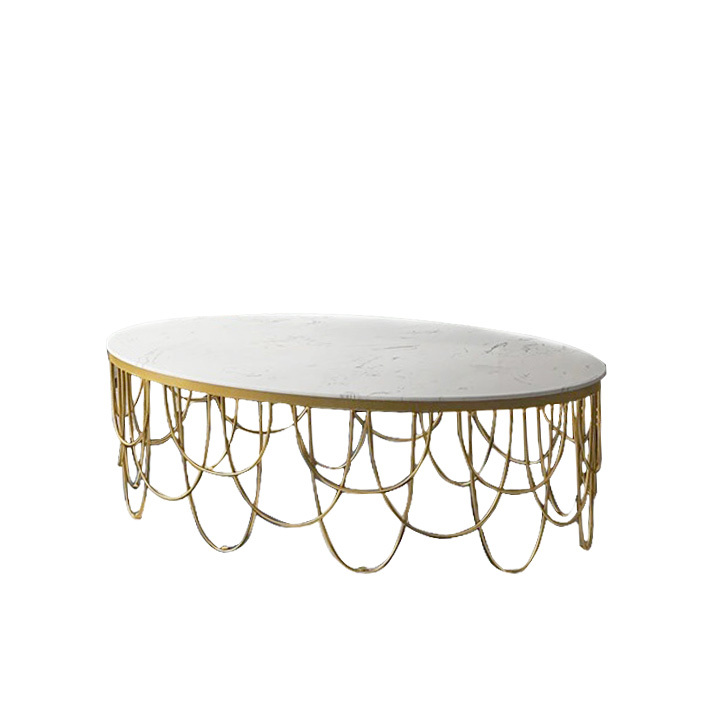 CALEB-COFFEE-TABLE-A4ST645.jpg Caleb Coffe Table White Marble - Image 1
