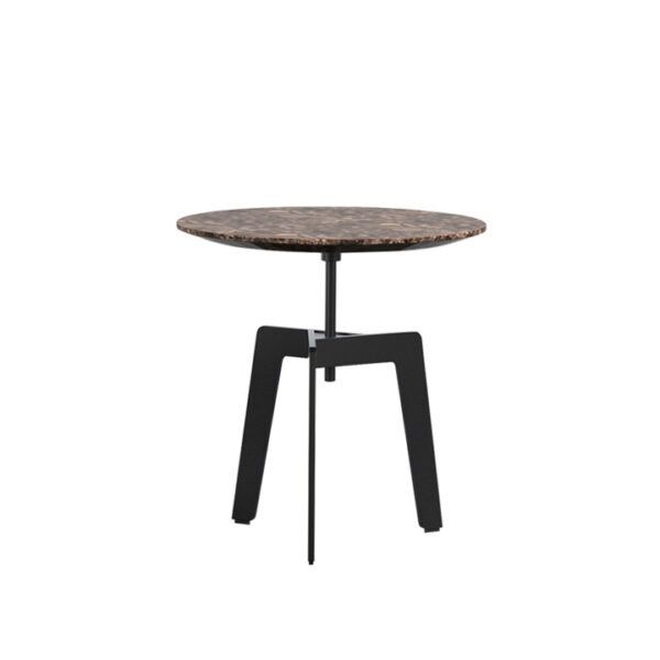 Cheshire Side Table Brown Marble