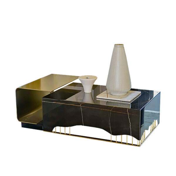 Elgar Coffee Table Black Marble