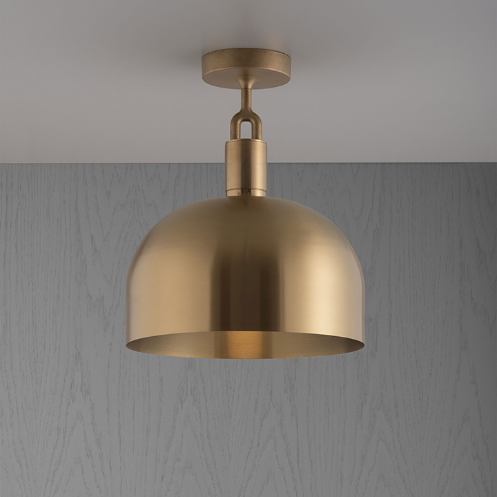 FORKED-SHADE-CEILING-UFS-05743.jpg Forked Ceiling / Shade / Large / Brass - Image 1