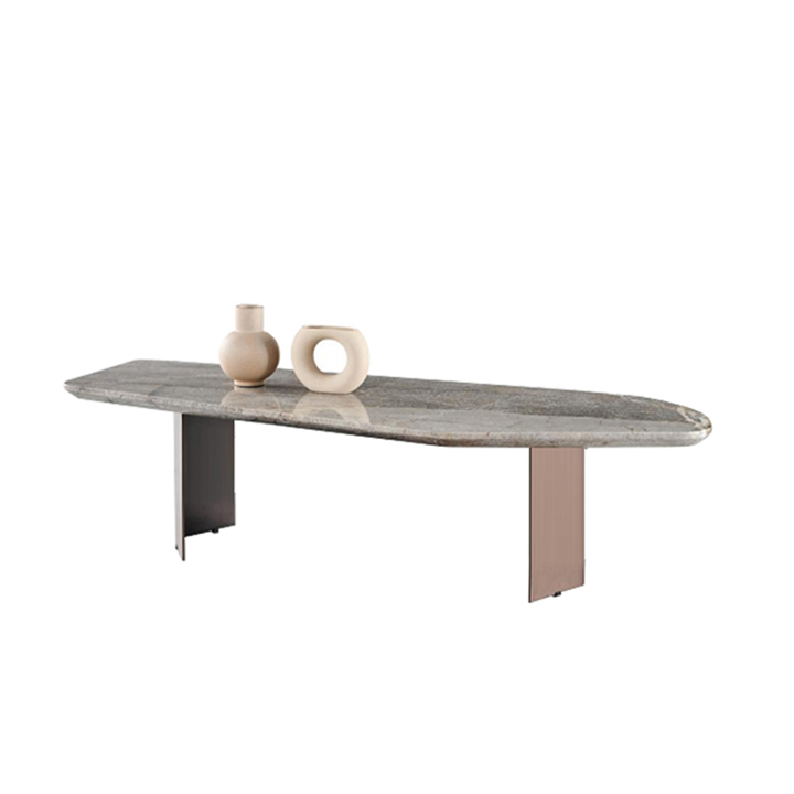 GUSION-A-COFFEE-TABLE-A9787A.jpg Gusion Coffee Table - 0.6 Stainless Grey Marble - Image 1