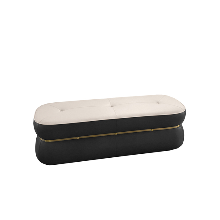 HYPATIA-BENCH-A4BC707.jpg Hypatia Stool Long Champagne Gold Polyurethane - Image 1