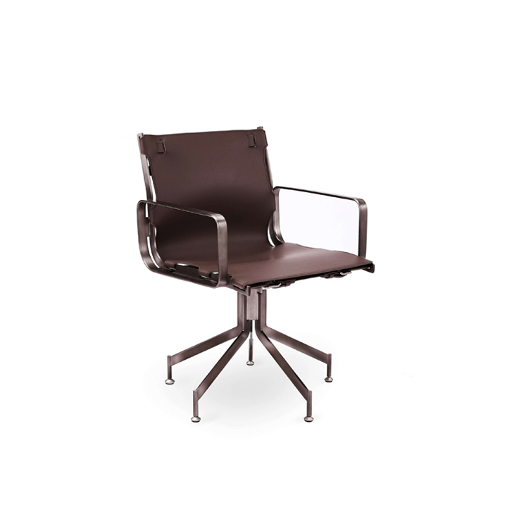 KAREN-OFFICE-CHAIR-A4BC391-0A-1.jpg Karen Office Chair Brown Recycle Leather - Image 1