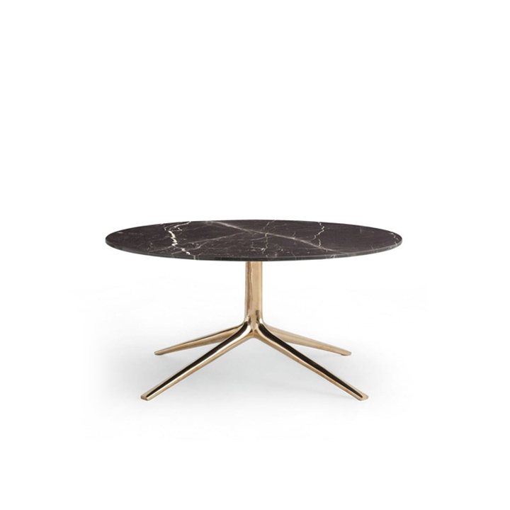 LUNISOLAR-COFFEE-TABLE-A3TP01-B-1.jpg Lunisolar Coffee Table Oval A3 Gold Stainless Steel - Image 1