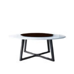 Stark Marble Round Table Medium White