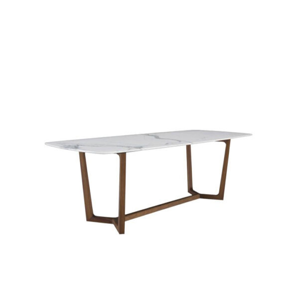 Stark Dining Table 1.4 White Marble