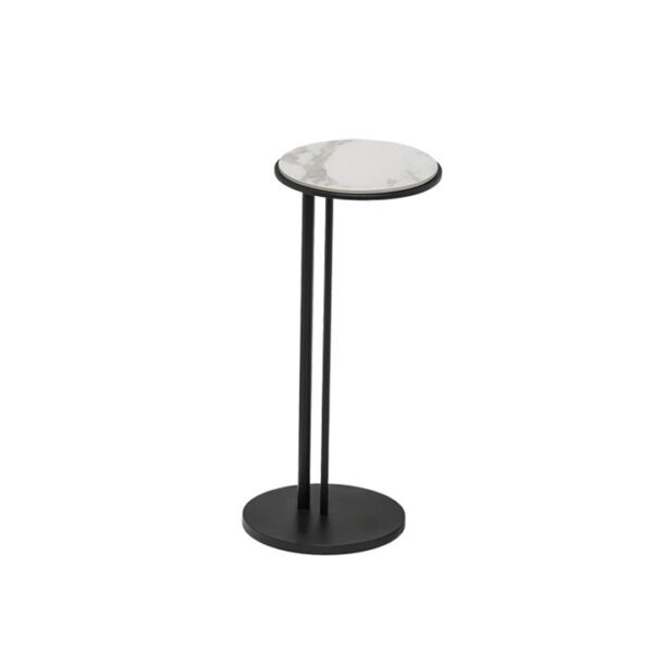Turing 5.5 Side Table White Marble
