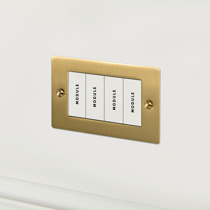 gV6BjWd.jpg 2G Euro Plate - 4 Mod / Brass - Image 1